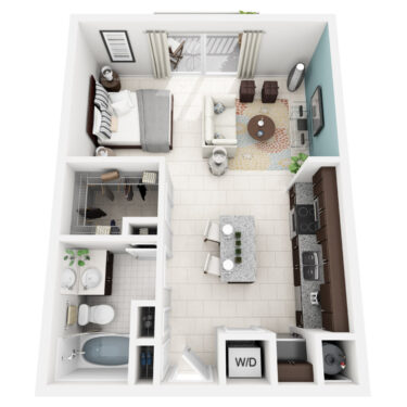 Rendering of the Auburn Floor Plan